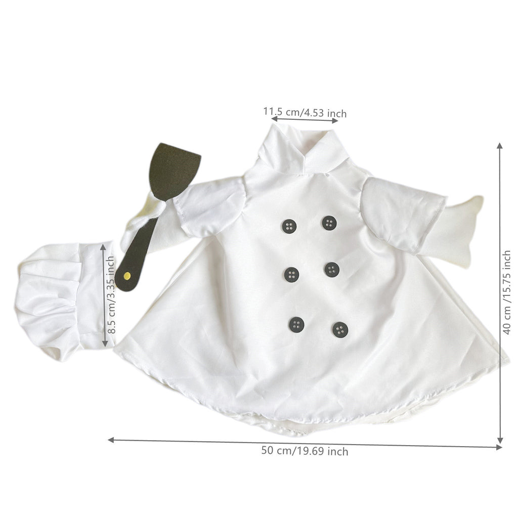 PorchGoose Costume Chef Apron Chef Outfit Outdoor Goose Decoration Costume Props