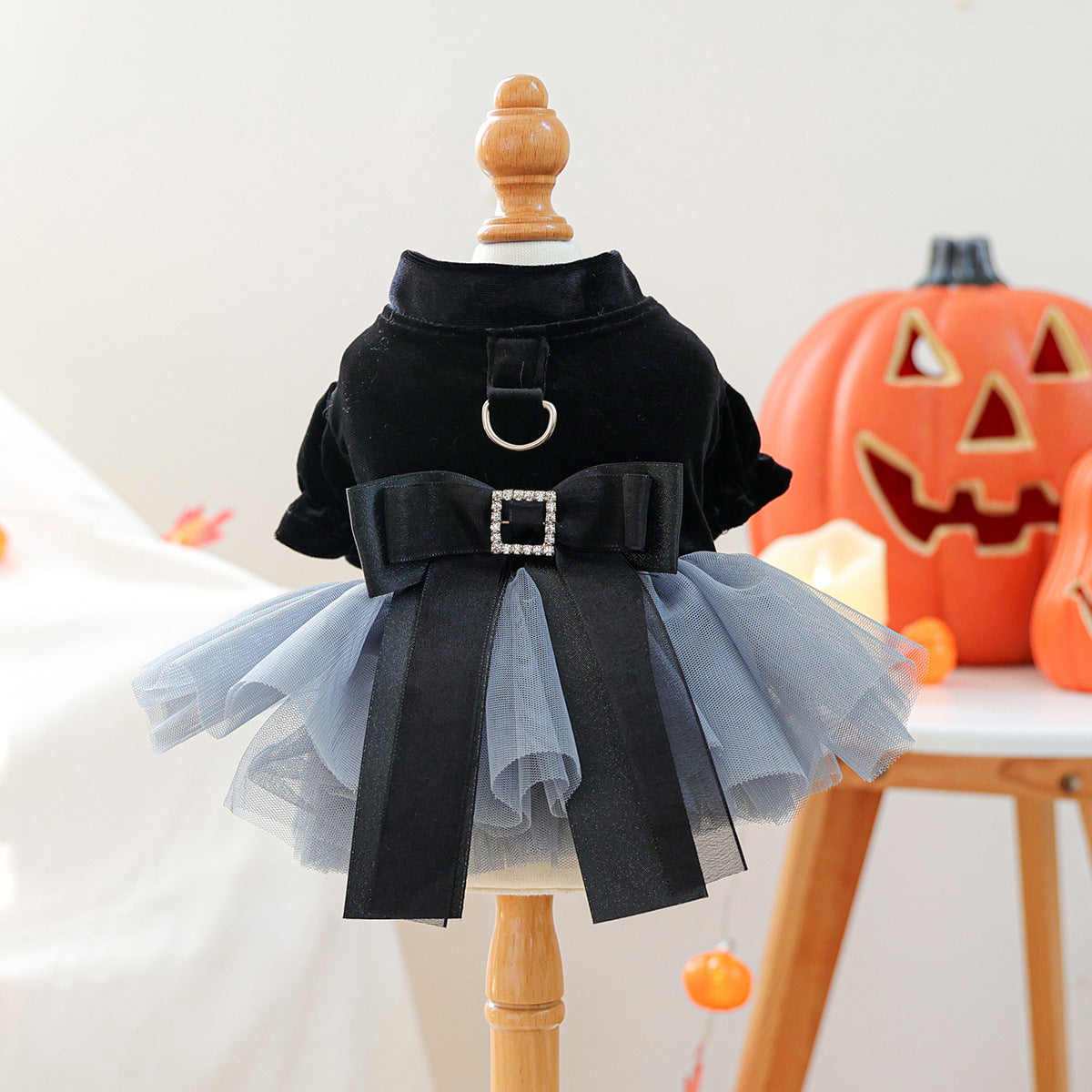 Pet Dog Cat Clothing Halloween Phantom Wedding Dress Princess Dress for Small Dogs