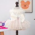 Pet Dog Cat Clothes Cute Small Dog Autumn Winter New Muse Wedding Dress Gown