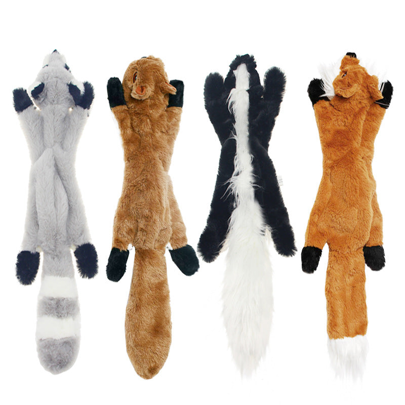Pet Supplies Dog Simulation Animal Leather Shell Toy 45cm Pet Sound Plush Toy
